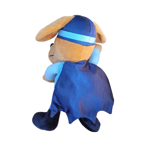 MerryMakers Plush Dog Mans Bark Knight Stuffed Animal Toy Blue Tan Soft 9" - Picture 3 of 5
